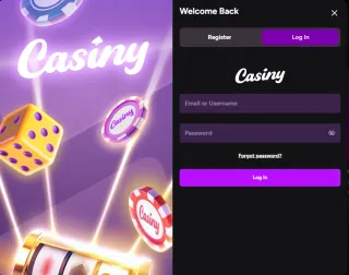 Casinycasino login